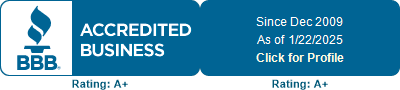 BBB Accredited Business A+ Rating